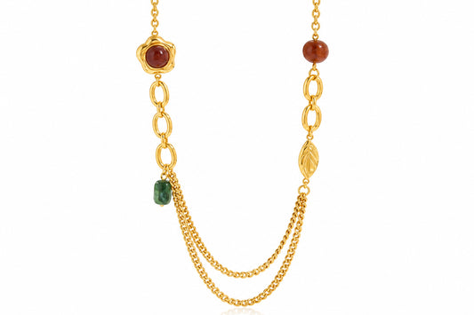 Red Agate Necklace – necklace, alternate view 3