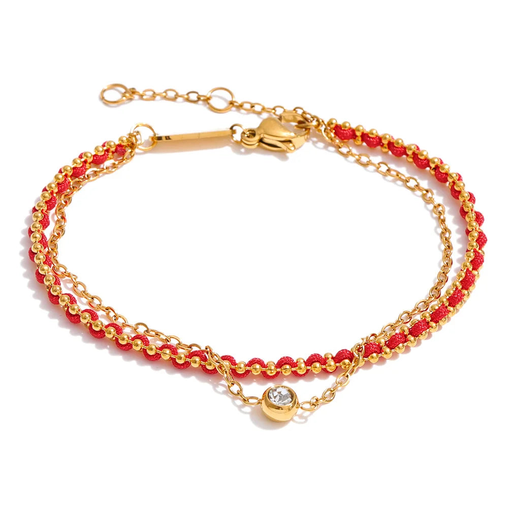 Red Thread Bracelet – lucky charm bracelet by C'Bella Jewelry