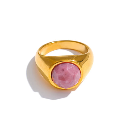 Natural Gemstone Ring by C'Bella Jewelry