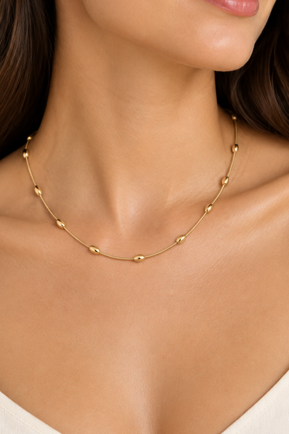 Beaded Chain Necklace – bead chain by C'Bella Jewelry