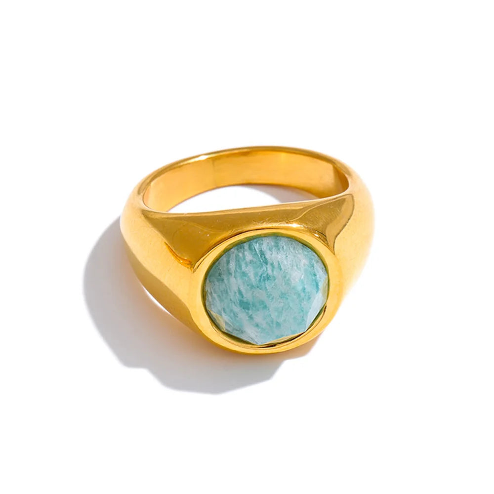 Natural Gemstone Ring by C'Bella Jewelry