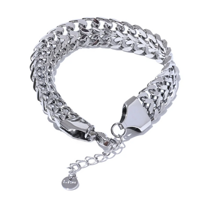 Cuban Chain Bracelet by C'Bella Jewelry