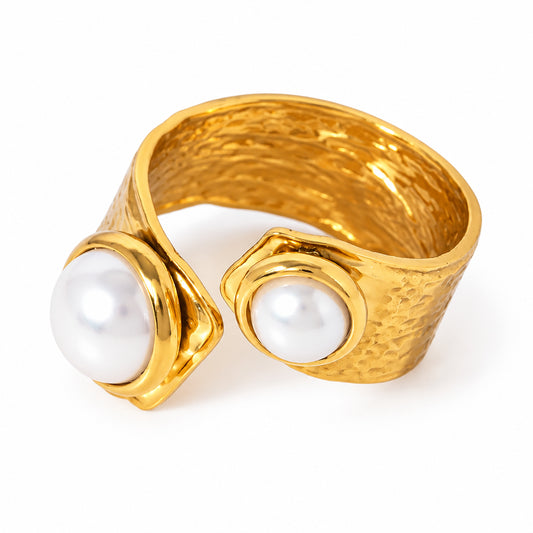 Irregular Pearl Ring – ring, alternate view 2