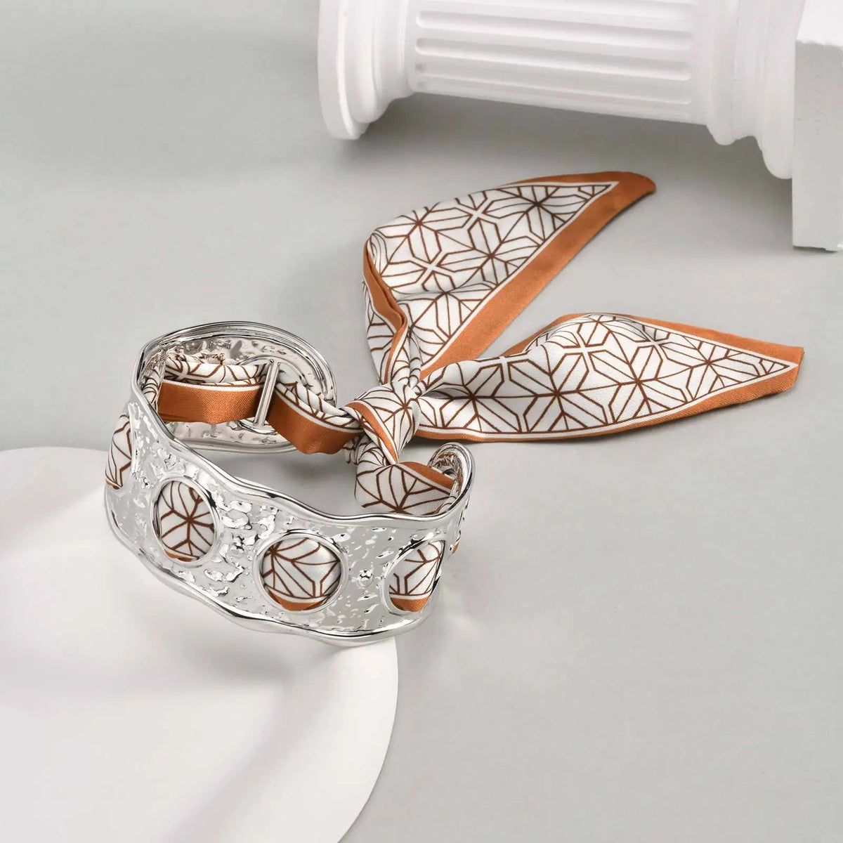 Silk Scarf Bangle by C'Bella Jewelry – view 7