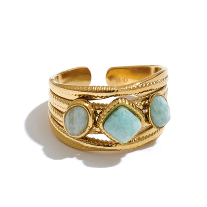Vintage Stone Ring by C'Bella Jewelry