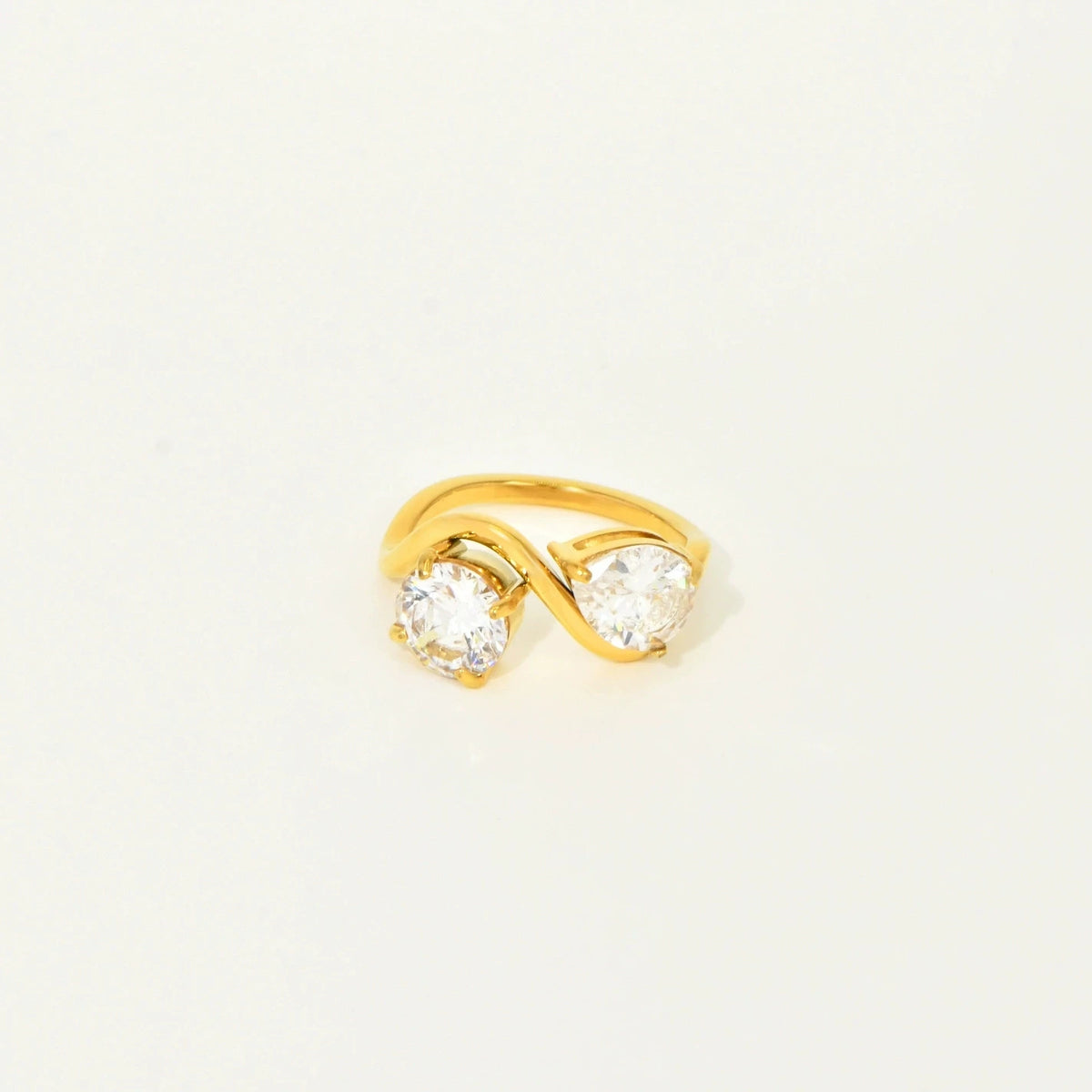 Teardrop Curve Ring by C'Bella Jewelry