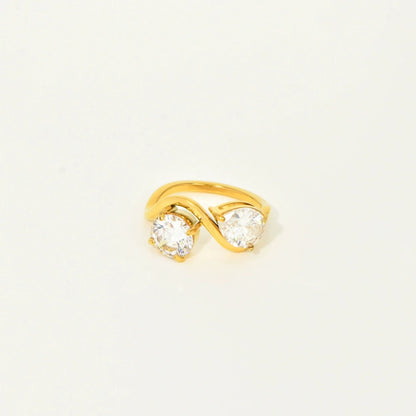 Teardrop Curve Ring by C'Bella Jewelry