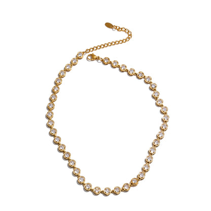 Rainbow Zircon Chain Set by C'Bella Jewelry – view 1