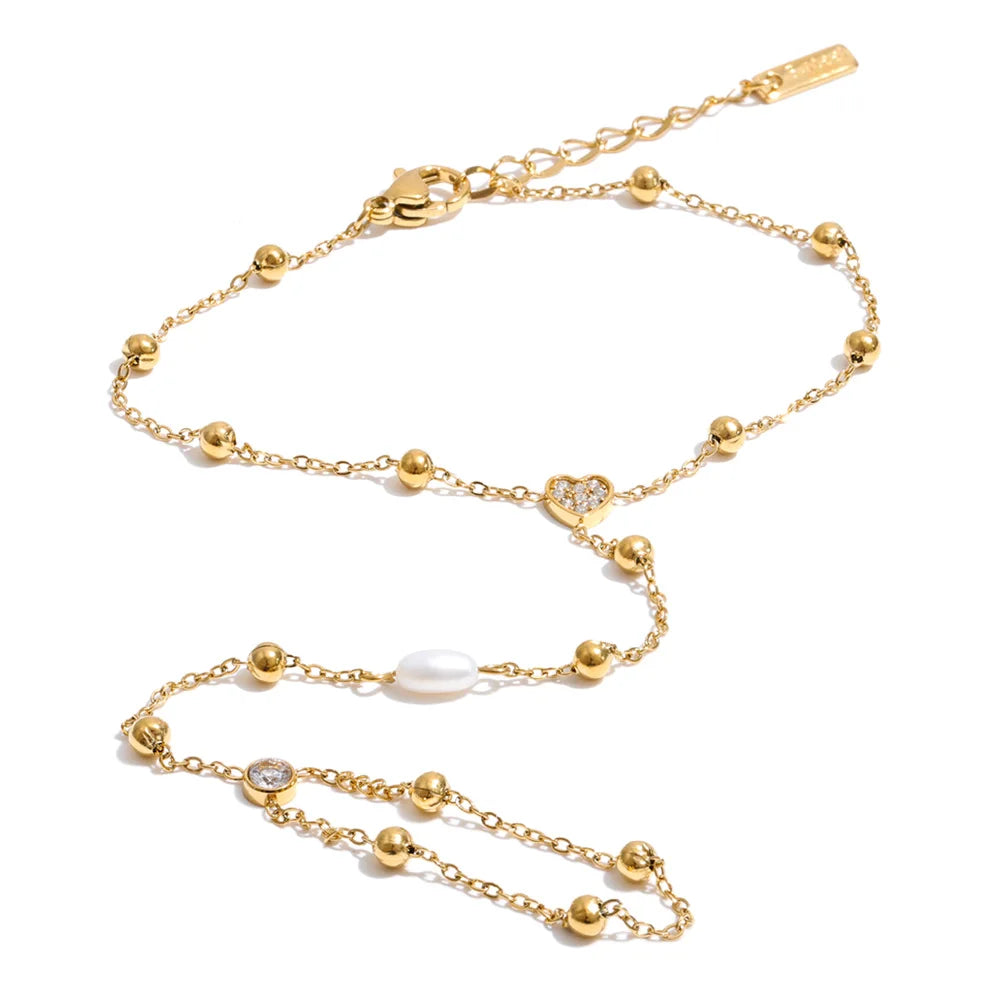 Pearl Hand Chain – waterproof hand chain bracelet by C'Bella Jewelry