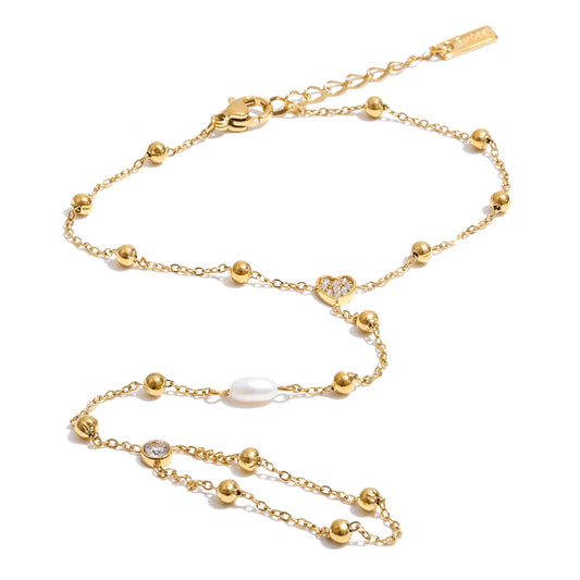 Pearl Hand Chain – waterproof hand chain bracelet by C'Bella Jewelry