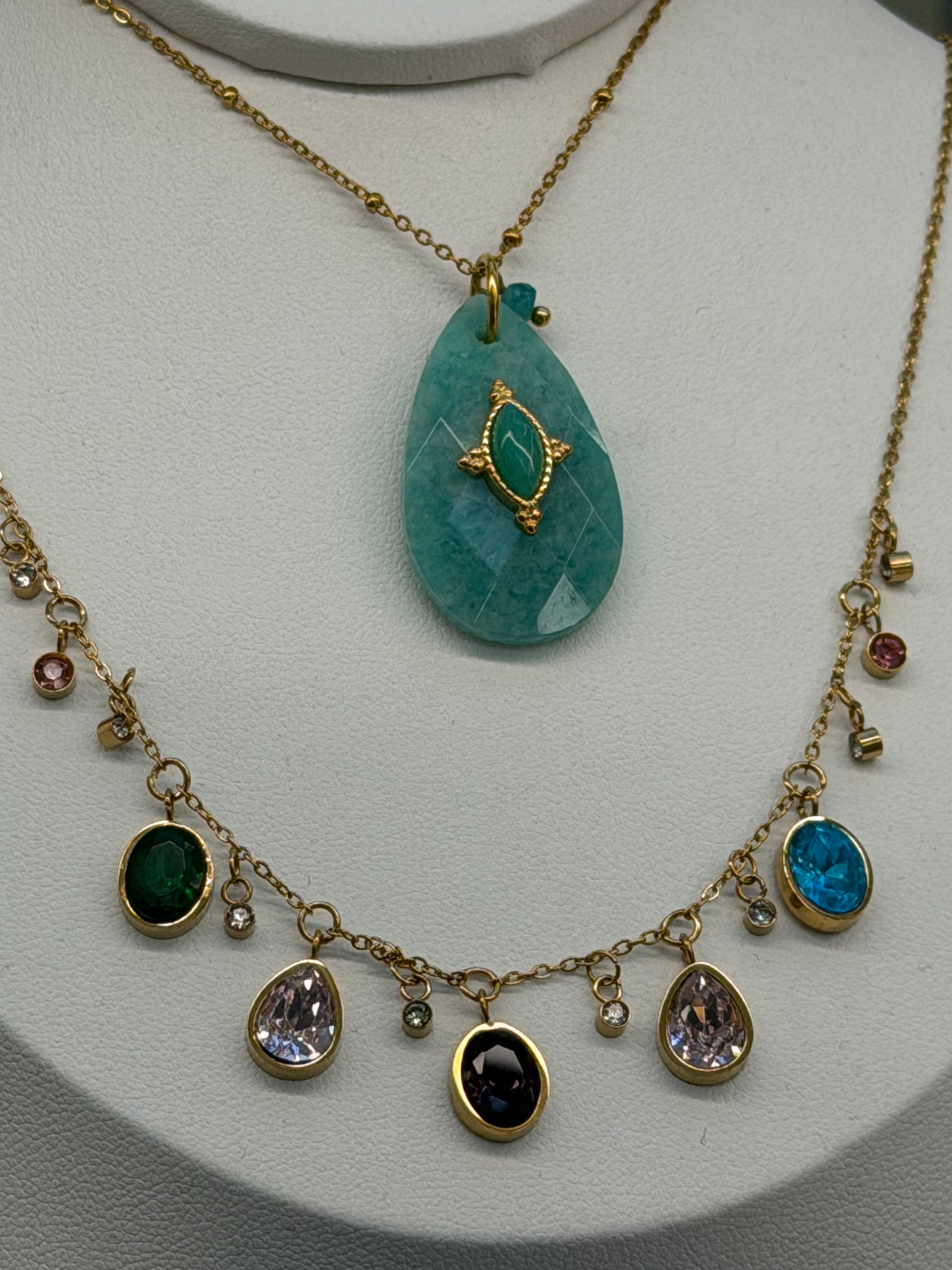 Azalea Gemstone Necklace – alternate view 6