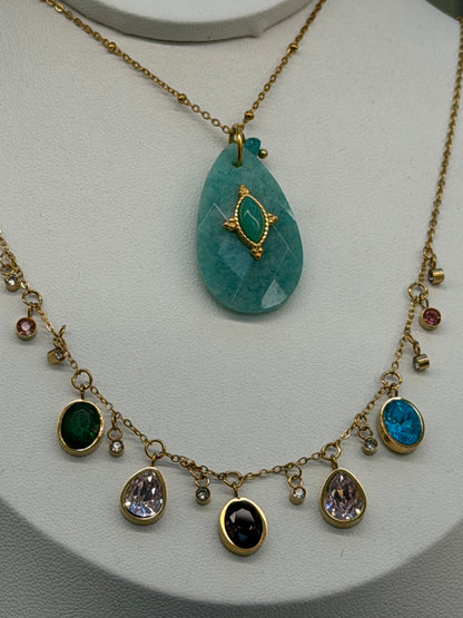 Azalea Gemstone Necklace – alternate view 6
