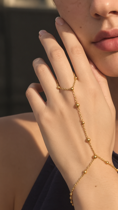 Hand Chain Bracelet 88A – bracelet, alternate view 2