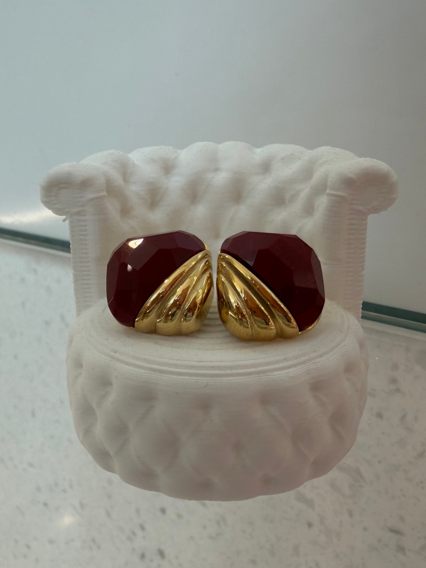 Square Resin Studs by C'Bella Jewelry – view 4