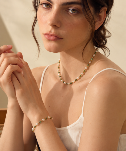 Pearl Stone Choker