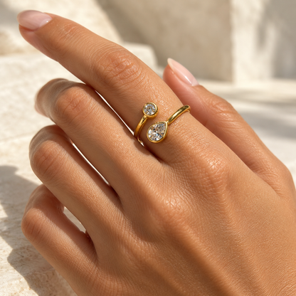 Orbit Zircon Ring by C'Bella Jewelry – view 1