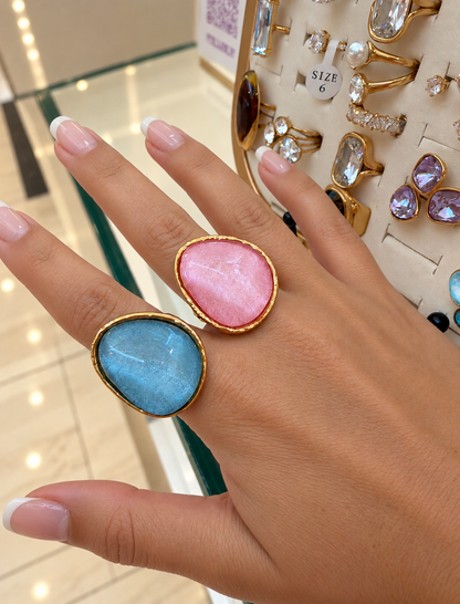 Resin Candy Rings – colourful resin rings by C'Bella Jewelry