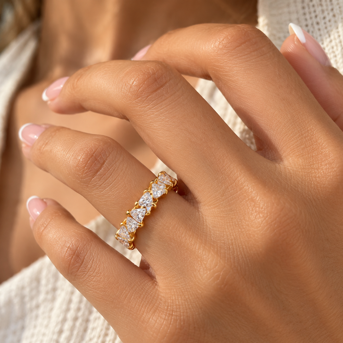 Zircon Band Ring – zircon band by C'Bella Jewelry