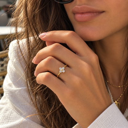 Mini Clover Ring – clover ring by C'Bella Jewelry