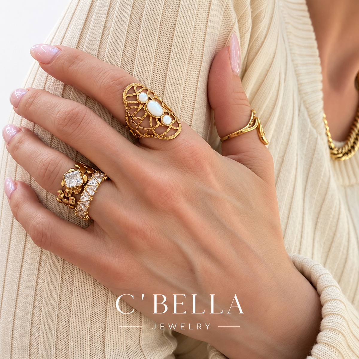 Status Ring – adjustable ring by C'Bella Jewelry
