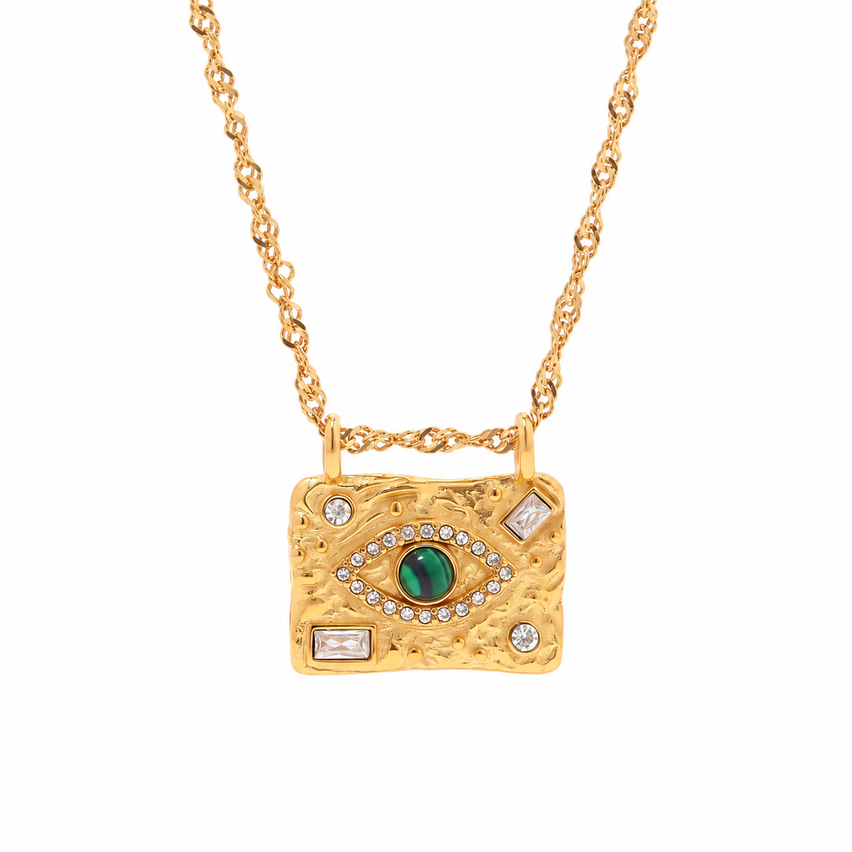 Cleopatra Gold Statement Necklace