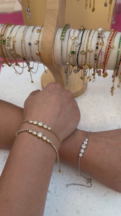 Bezel Tennis Bracelet