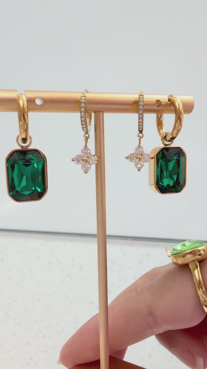 Esla Hoop Earrings video by C'Bella Jewelry
